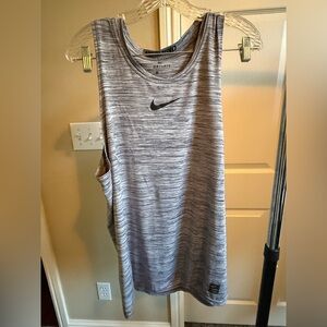 Nike Pro Heathered Gray Dri-FIT Tank